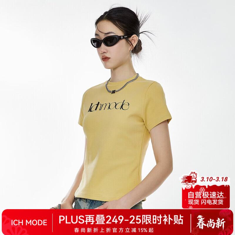 ICH MODE Women s Slim Fit Short Sleeve T-Shirt M
