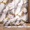 Gold-Plated Marble-Style Waterproof Wall Stickers for TV Backgrounds