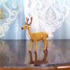 Christmas Reindeer Plush Ornament Set for Window and Tree Decorating