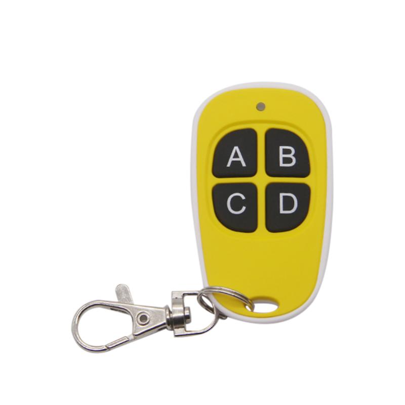 Garage Door Remote Control 433mhz 4 Keys Copy Cloning Electric Gate Remote Controller Duplicator Key