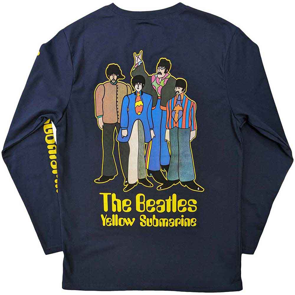 The Beatles Unisex Adult Yellow Submarine Band Cotton T-Shirt