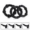 3 Pcs/Set Cock Penis Ring Bead Penis Ring Male Delay Ejaculation Lasting Silicone Erection Ring Sex Toys For Men