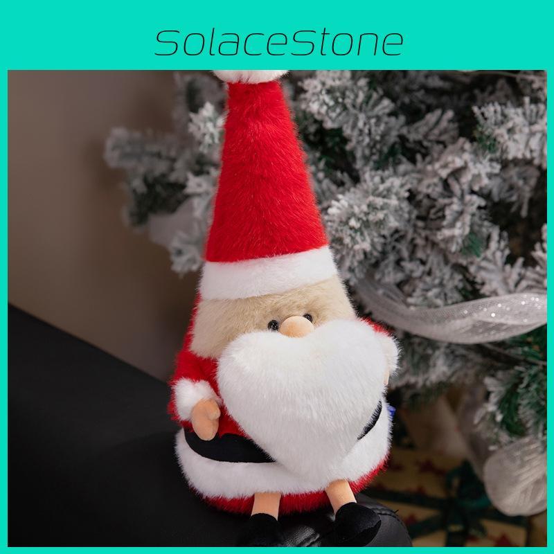 Santa Claus Stuffed Doll With Pp Cotton Filling For Christmas Party Decor