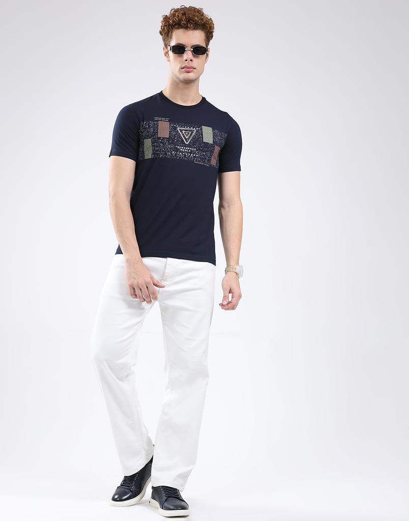 Monte Carlo Men's Round Neck Half Sleeve T-Shirt