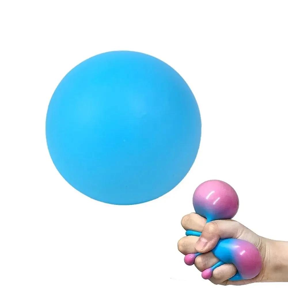 Creative Stress Relief Balls Colorful Squeeze Ball Water Bead Decompression Fidget Toy for Kids Adults Anxiety Autism ADHD