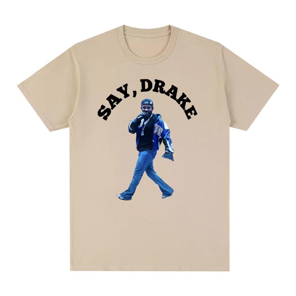 Kendrick Lamar Say Drake They Not Like Us T Shirts Men's Women Oversized Tee Cotton Streetwear Casual Loose Top