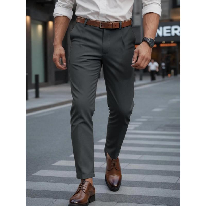 2026 New Business Trousers for Spring and Summer, High-End Men s Straight-Leg Casual Pants S
