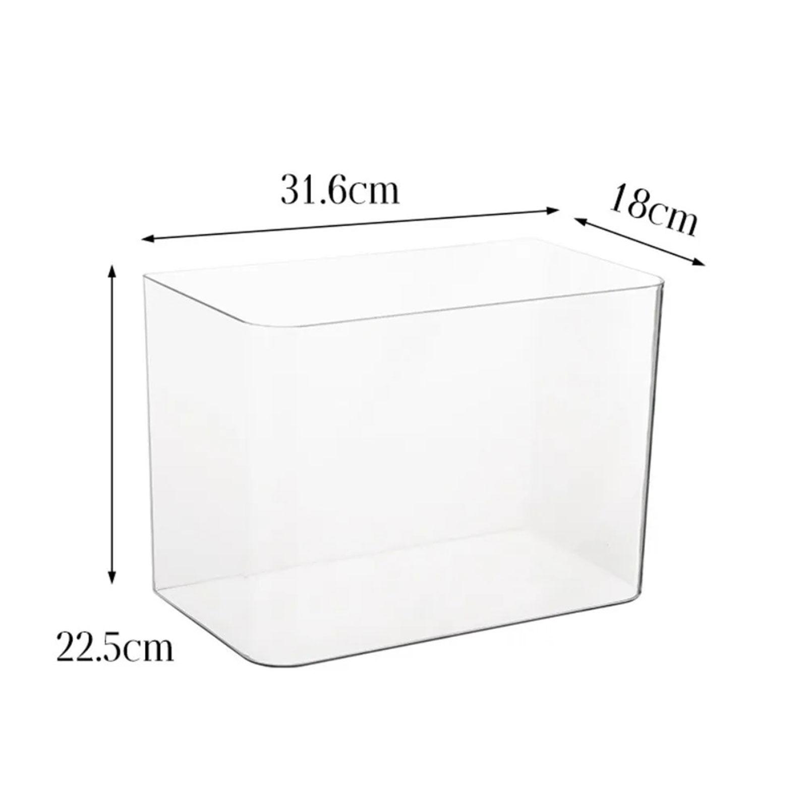 Plastic Reptile Terrarium Tank Reptile Feeding Box Transparent Habitat Cage for Frog Snake Gecko Tortoise Pet Supplies