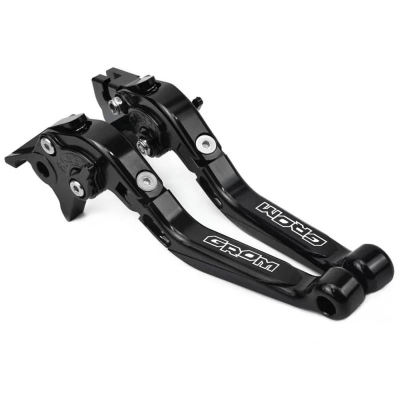 Aluminum Brake Clutch Lever Set Honda MSX125 SF GROM Adjustable CNC Handlebar Levers