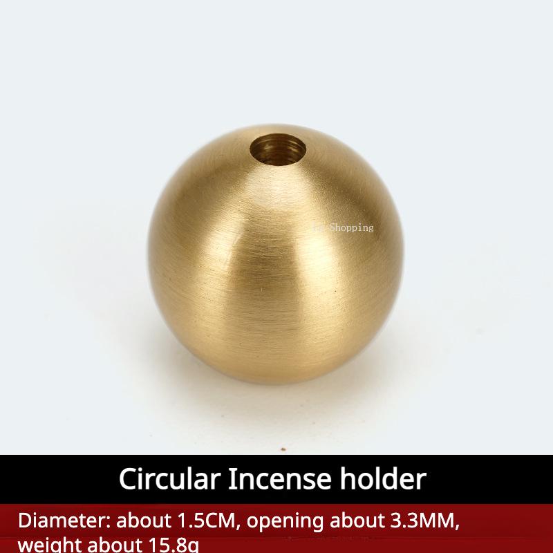 

Copper Ball Incense Holder Ifragrant Plate Set Round Oval Incense Stick Tray Home Indoor Office Zen Decoration Censer Accessory