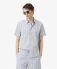 LACOSTE Men'S Summer Striped Short Sleeve Shirt Ch2344-56G Zwv