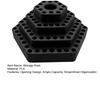 Storage Rack 103 Holes Open Design Easy Access Secure Bit Holder Organizer Impact-resistant Tool Rack