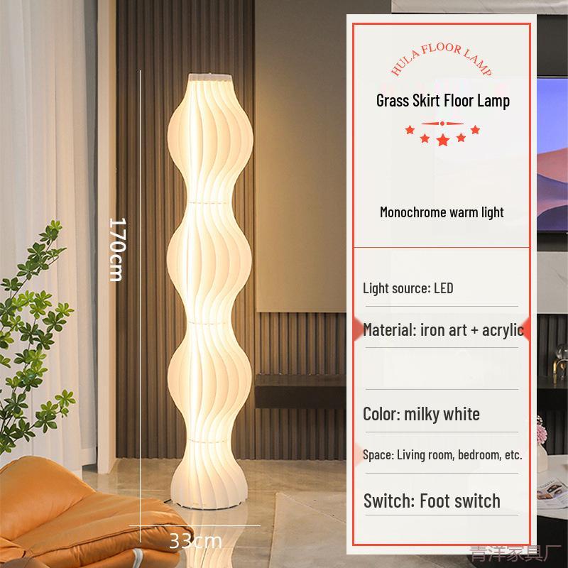 Artistic Skirt Floor Lamp for Living Room Décor