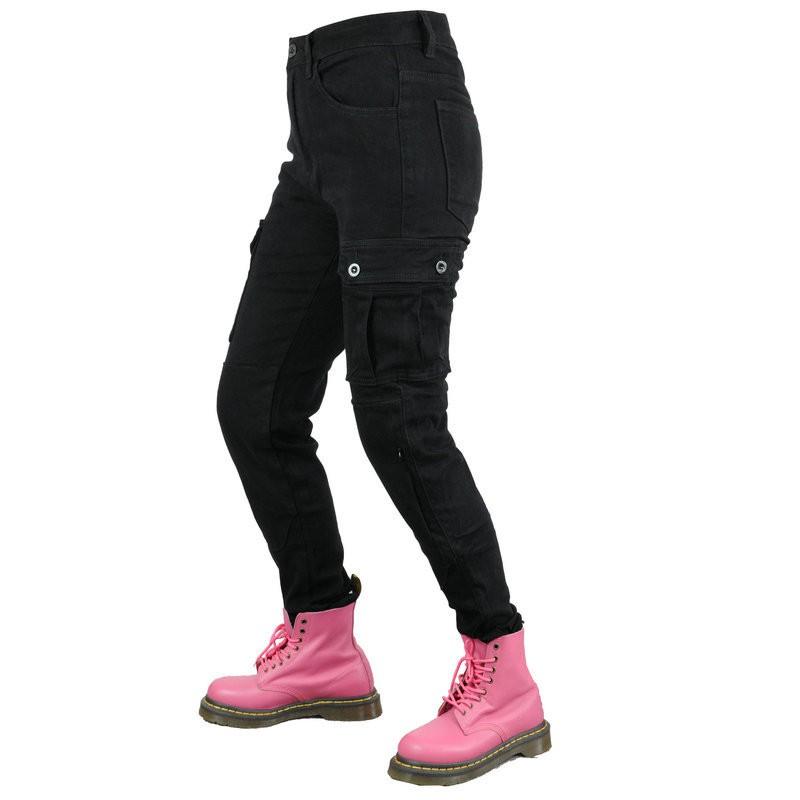 Womens Motorcycle Riding Pants With Integrated Impact Protection Casual Biker Jeans Cycling
