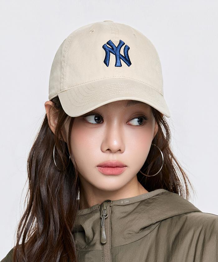 Emelbi Ace Unstructured Ball Cap Ny (Ptn.Beige)