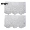 Lace Sofa Cover for Living Room White Armrest Chair Cover, Retro Couch Arm Embroidered Soft Polyester Blend Throw Furniture Protector Back Armchair,