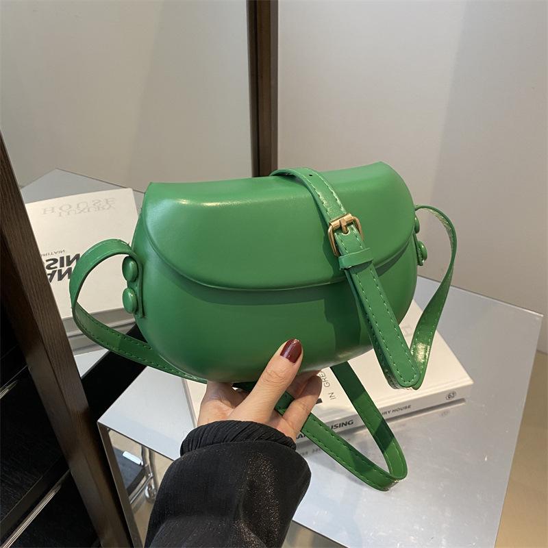 Damentasche Mode Umhängetasche Textur Pu-Tasche Nische Vielseitige Messenger Bag Schlichte Einfarbige Box-Tasche