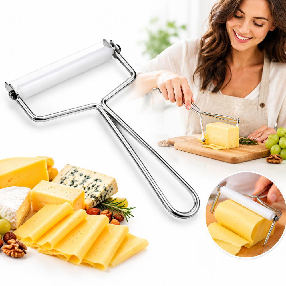 Wire Handle Cheese Cutter Non Slip Grip Butter Cutter New Slicing Tool Kitchen Gadget