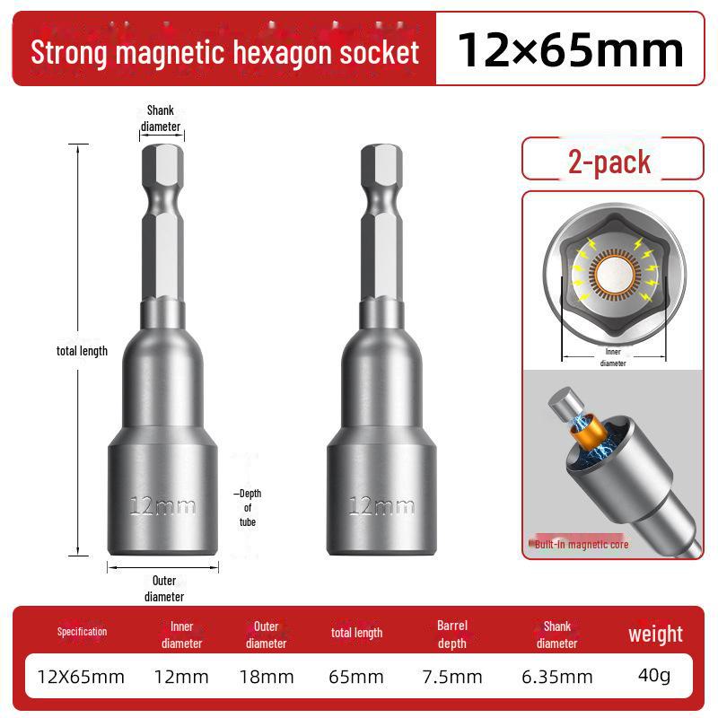 Dane Tools Magnetischer Inbusschlüssel und selbstschneidender Schraubendreher-Bohrersatz
