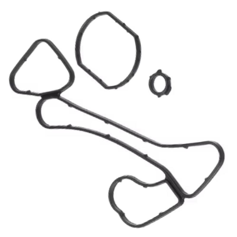 Original 1 Set Engine Oil Cooler Gasket Seal For A6 A7 A8 Q5 Q7 3.0l Tdi V6 Diesel A/t 059117070b 059117070 059117070a