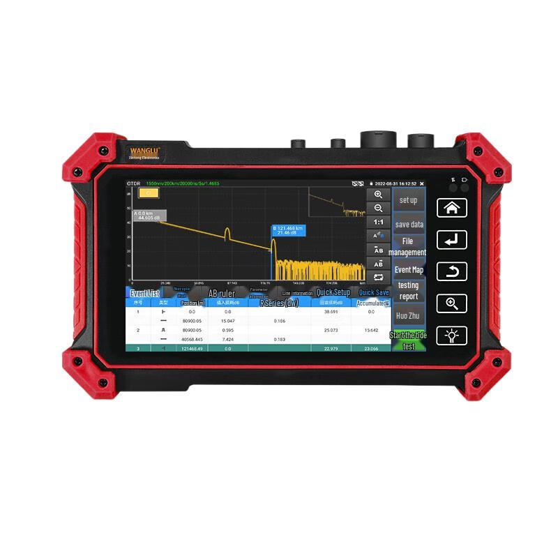 WANGLU Multi-Function OTDR Fiber Optic Cable Tester CN Plug (adapter Included)
