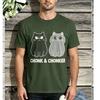 2026 New Unisex Cute Cat Chonk and Chonkier Sassy Cat Graphic Short Sleeve Tee Cotton Vintage Casual Summer Top Pet Fans