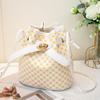 Bucket Bag Temperament Women's Large-capacity New Trendy Personality Printed Commuter Bag Fashion Trend Shoulder Messenger Bag