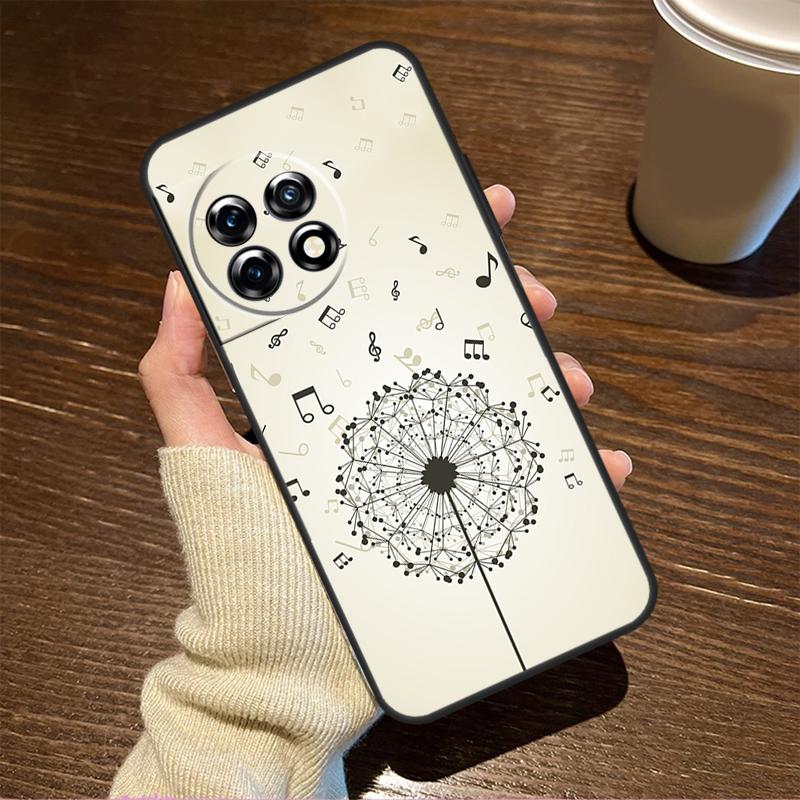 Minimalist Music Lover For OnePlus 15R 13 12 11 9 Pro 12R 13R 10T 13T Case For OnePlus Nord 5 CE 2 3 4 Lite N20 N30