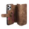 3-in-1 Luxury Leather Wallet Case for iPhone XS/11/12/13/14/15/16/17 w/ Stand, Shockproof, RFID, Multi-Slot & Zipper