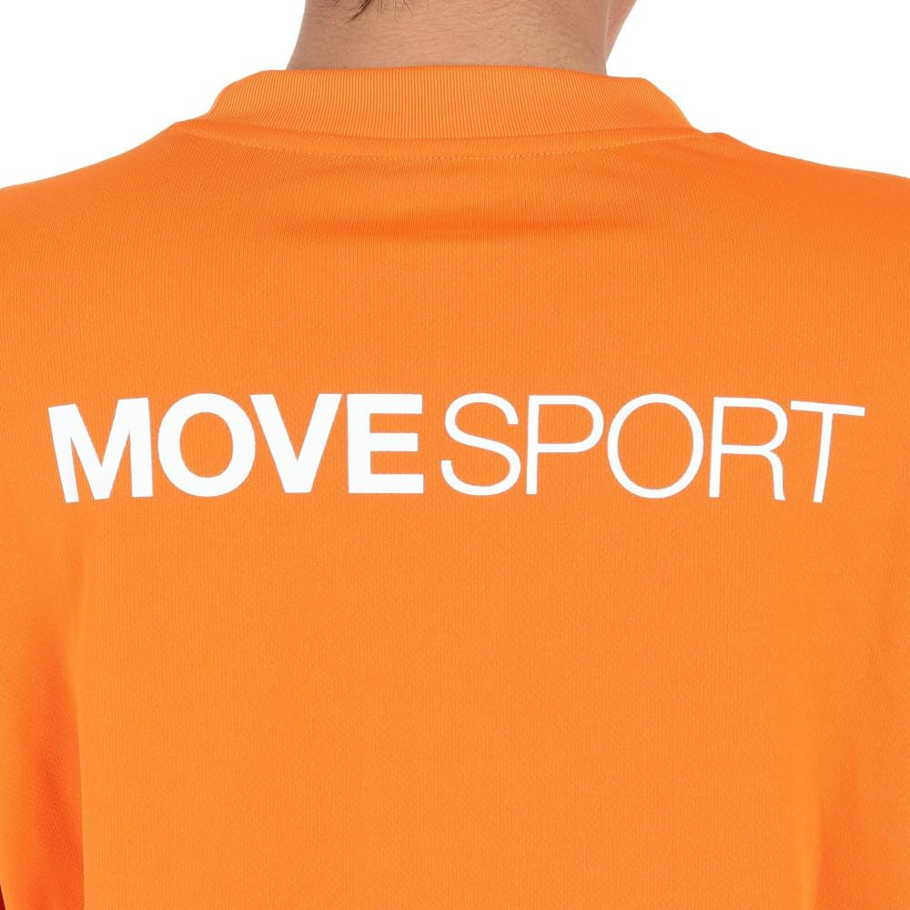 Move Sports Descente Dry Mesh Long Sleeve for Training and Size M Shirt, Moisture-Wicking, Quick-Drying, Running, (DMMWJB50)