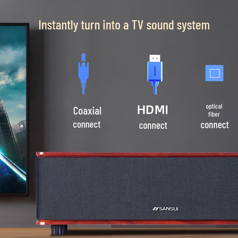 SANSUI S300 All-in-One Desktop Bluetooth Speaker (CN Version)