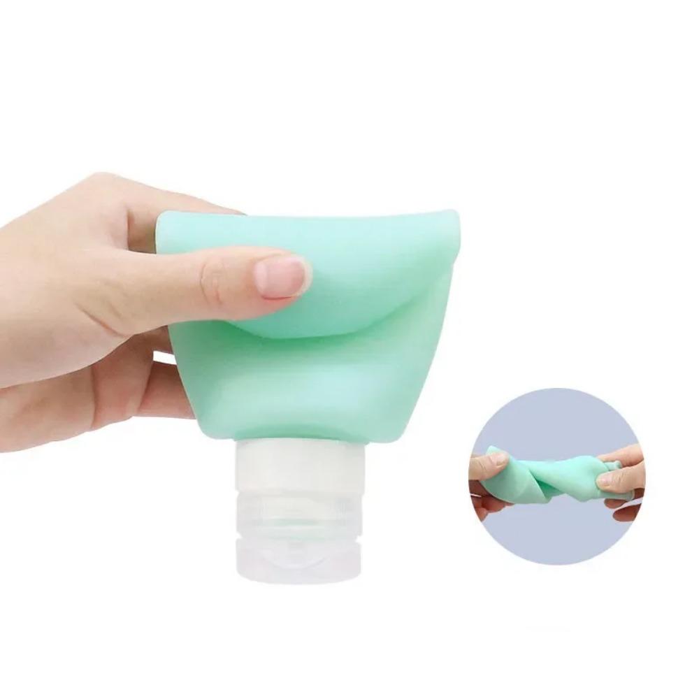 200ml Silicone Bottle Refillable Bottle Lotion Shower Gel Shampoo Container Empty Bottle Portable Travel Accessories Wholesale