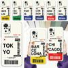 Phone Case For Xiaomi Redmi Note 15 14 5G 13 12 10 11 Pro Plus 4G 14C 13C 12C Cover World City Travel Ticket New York London