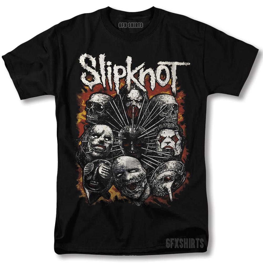 SlipknoT-shirt Heavy Metal Rock Concert Tour Vntg Design Graphic T-shirt S