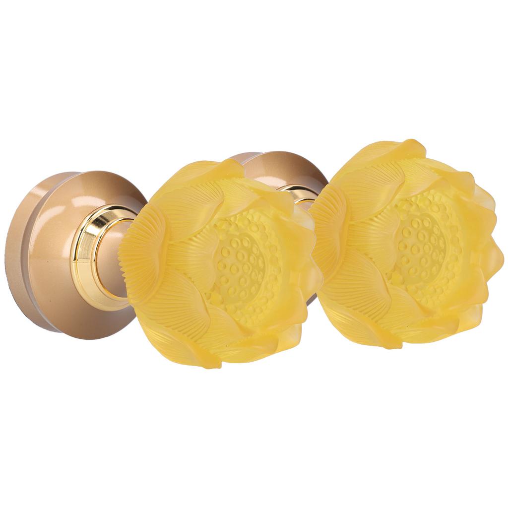 2 Set LED Buddhist Light Yellow Buddha Lamp Adjustable Buddhist Flower Light Buddhism SupplyAU Plug