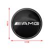 4Pc Car Wheel Hub Center Cap Sticker Metal Emblem Sticker For Mercedes Benz W205 W177 W221 W220 W176 W212 W213 ML G63 E63 GT AMG