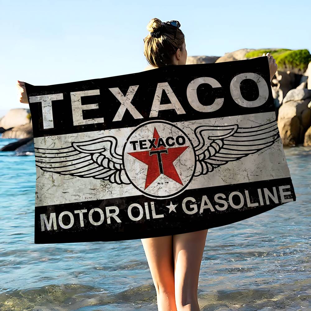 T-TexacoS Cushion Microfiber Printed Beach Towel Mountain Climbing Yoga Beach Swimming Running Absorbent Soft Towel
