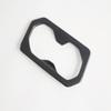 For MG S5 MG ES5 2025 2026+ ABS Carbon Fiber Rear Water Cup Holder Cover Trim Rear Water Cup Coffee Frame Interior Accessories