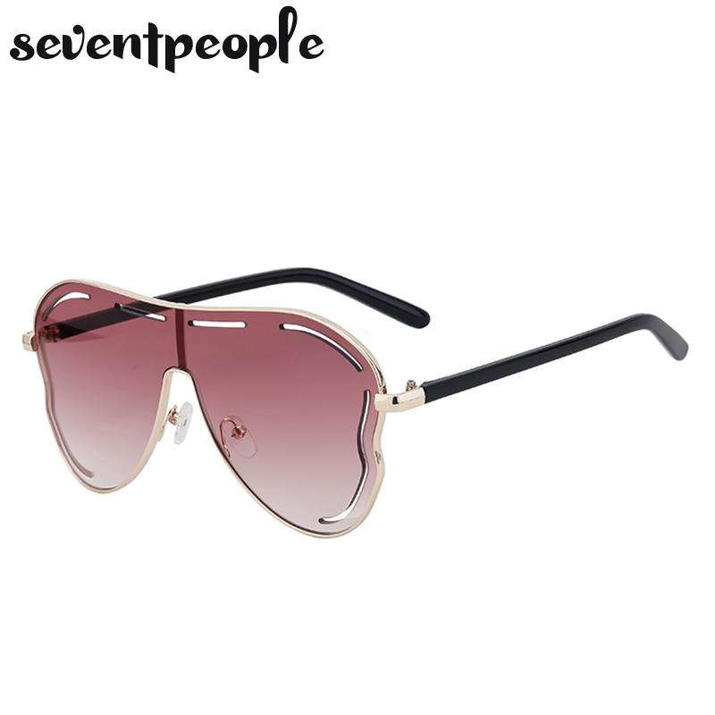 Oversized Square Shield Sunglasses Women Big Frame  Luxury Brand Butterfly One-Piece Sun Glasses For Ladies Eyewear UV400