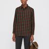 UNIQLO x JW Anderson Flannel Check Long Sleeve Shirt Men shirts Orange-Red 431731-26