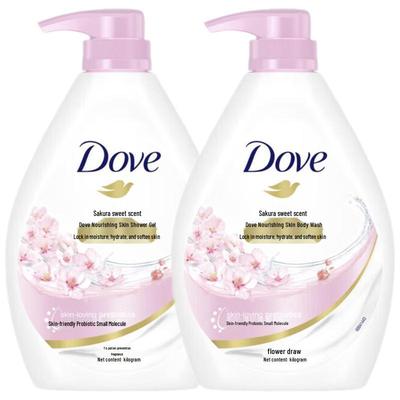Dove Cherry Blossom Nourishing Body Wash Twin Pack