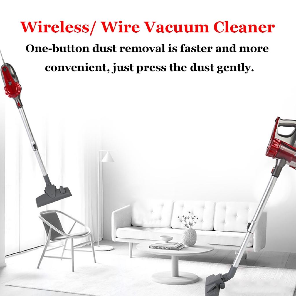 Handheld 2-in-1 Vacuum Cleaner Home Wireless Cordless Vacuum Cleaners Portable Carpet Dust Collector Quadruple Filtration System