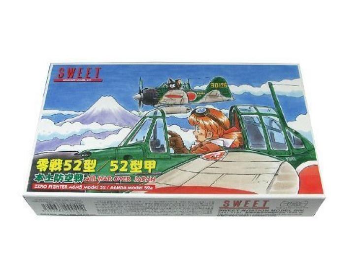 

Sweet Zero Fighter Type 52 A Mainland Air Defense Battle Plastic Model Kit 2 Aircraft 14127 1/144 52/Type