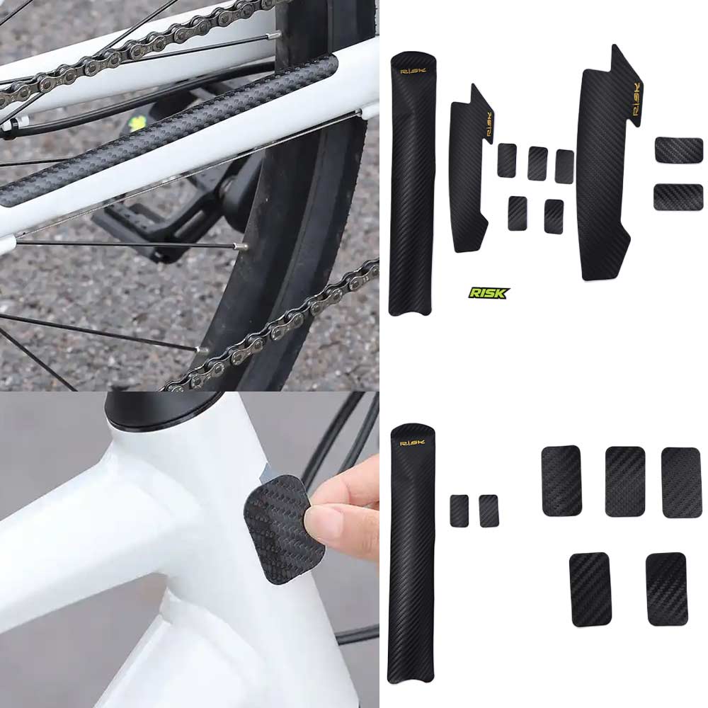 MTB Bike Bike Frame Sticker Bike Protective Stickers Chain Protective Sticker Bike Frame Protector