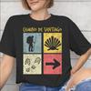 Men Women Camino De Santiago 2026 Shirt Pure Cotton Fashion TShirt Clothing Outfits