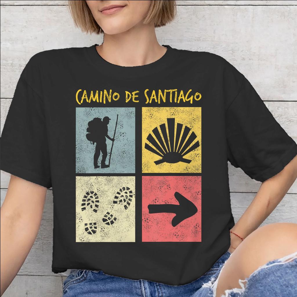 Men Women Camino De Santiago 2026 Shirt Pure Cotton Fashion TShirt Clothing Outfits