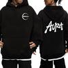 Hot Rapper Maka 2025 New In Album Aura Double Sided Printed Hoodie Unisex Vintage Fleece Pullovers Men Women Casual Sweatshirt