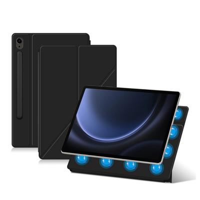 For Samsung Tab S9+ Case S8Plus S7fe Ultra Magnetic Stand Cover with Foldable Kickstand for Tablet Protection