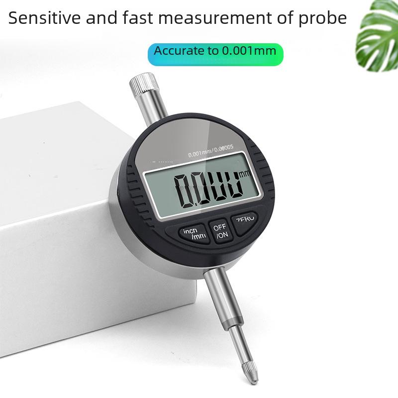 0-12,7mm Elektronischer Digitaler Messuhr-Mikrometer, 0,01mm Tiefenmessung, 0,001mm Genauigkeit.