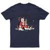 Christmas Is In The TShirt Unisex Gift Retro Seasonal Funny Xmas Claus Santa b